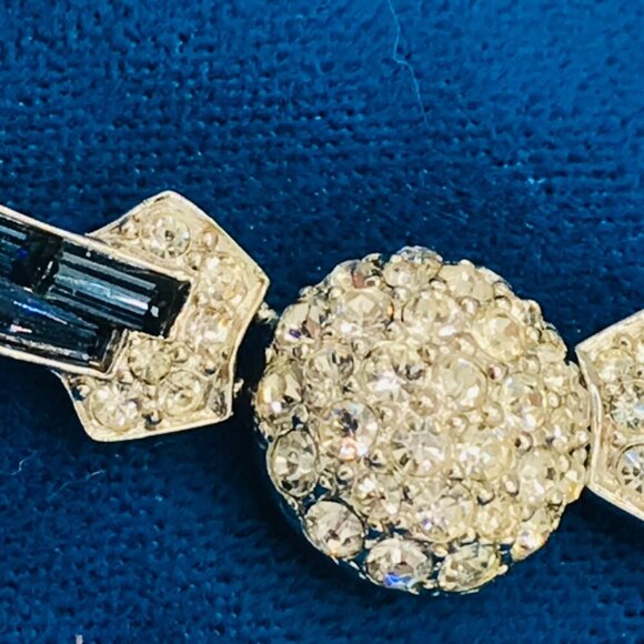 Rare Marcel Boucher Pavé Hemisphere or Pom Pom Necklace and Earrings Set - Picture 16 of 16